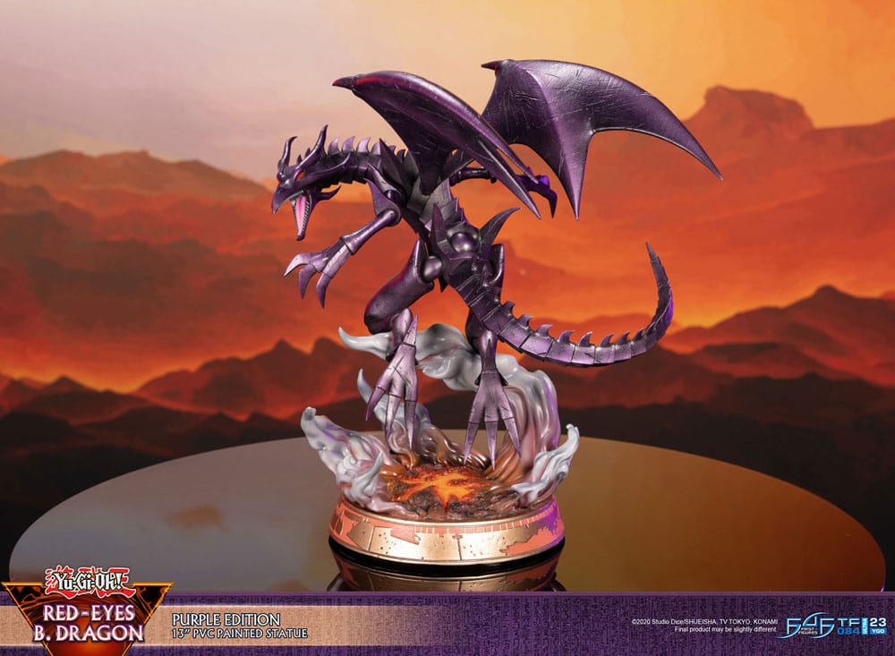 Yu-Gi-Oh! PVC Statue Red-Eyes B. Dragon Purple Colour 33 cm