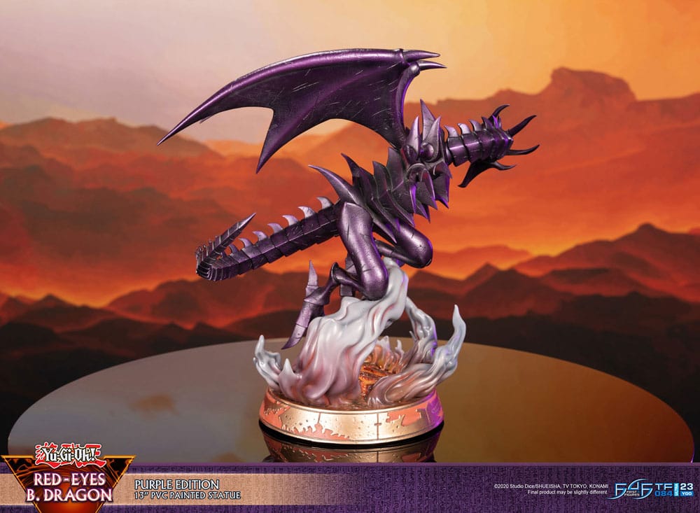 Yu-Gi-Oh! PVC Statue Red-Eyes B. Dragon Purple Colour 33 cm