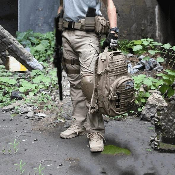 Kacper | Męskie spodnie trekkingowe cargo z kieszeniami, przewiewne spodnie outdoorowe | Rokishi