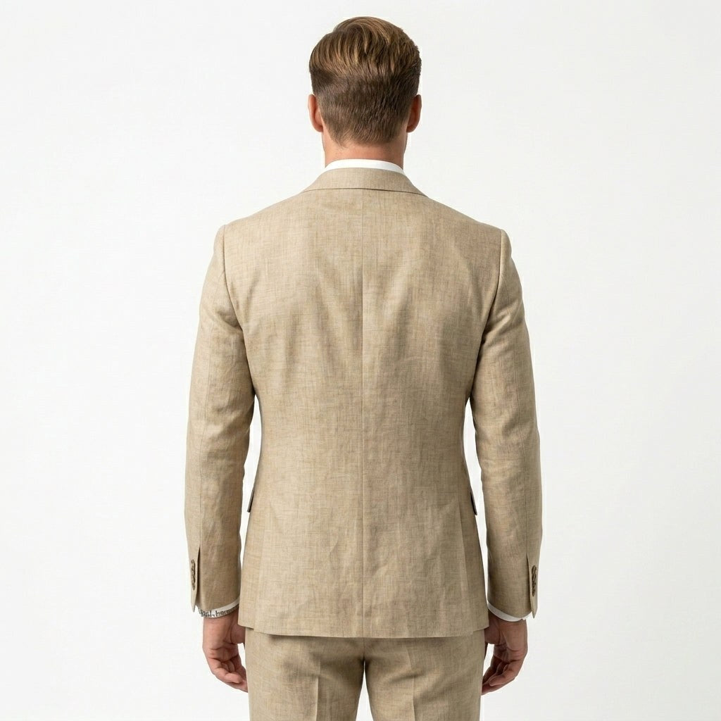 Kamil | Dwuczęściowy garnitur męski slim fit, garnitur ślubny i biznesowy | Rokishi