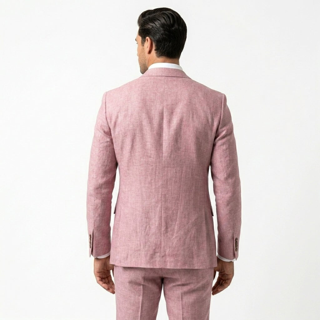 Kamil | Dwuczęściowy garnitur męski slim fit, garnitur ślubny i biznesowy | Rokishi