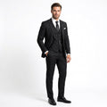 Krzysztof | Trzyczęściowy garnitur męski slim fit, elegancki garnitur biznesowy | Rokishi
