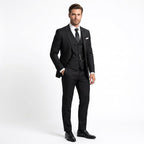 Krzysztof | Trzyczęściowy garnitur męski slim fit, elegancki garnitur biznesowy | Rokishi