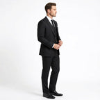 Krzysztof | Trzyczęściowy garnitur męski slim fit, elegancki garnitur biznesowy | Rokishi