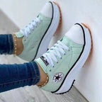 Monique | Damskie ortopedyczne sneakersy z ergonomicznym wsparciem, wygodne sneakersy trekkingowe | Rokishi | Biały