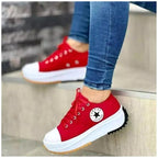 Monique | Damskie ortopedyczne sneakersy z ergonomicznym wsparciem, wygodne sneakersy trekkingowe | Rokishi | Biały