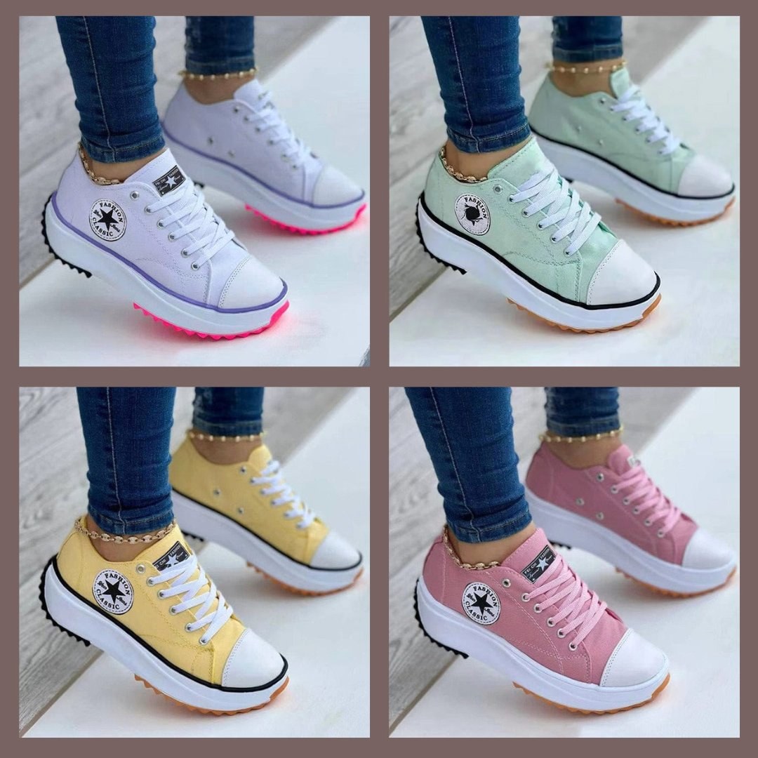 Monique | Damskie ortopedyczne sneakersy z ergonomicznym wsparciem, wygodne sneakersy trekkingowe | Rokishi | Biały