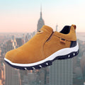 Moritz | Męskie buty typu slip-on z amortyzacją, ergonomiczne buty do chodzenia | Rokishi | Brązowy