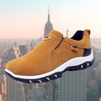 Moritz | Męskie buty typu slip-on z amortyzacją, ergonomiczne buty do chodzenia | Rokishi | Brązowy