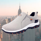 Moritz | Męskie buty typu slip-on z amortyzacją, ergonomiczne buty do chodzenia | Rokishi | Brązowy