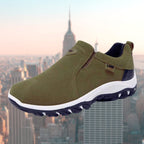 Moritz | Męskie buty typu slip-on z amortyzacją, ergonomiczne buty do chodzenia | Rokishi | Brązowy