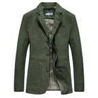 Neil | Męski swobodny, lekki blazer, elegancki blazer o dopasowanym kroju | Rokishi | Czarny