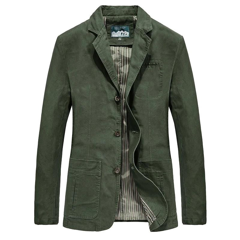 Neil | Męski swobodny, lekki blazer, elegancki blazer o dopasowanym kroju | Rokishi | Czarny