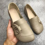 Nicole | Damskie wspierające buty skórzane, skórzane buty wsuwane | Rokishi | Czarny