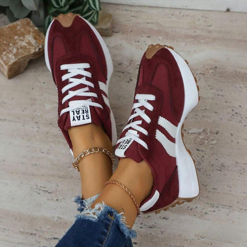 Petra | Damskie ortopedyczne sneakersy z amortyzacją, lekkie buty do chodzenia | Rokishi