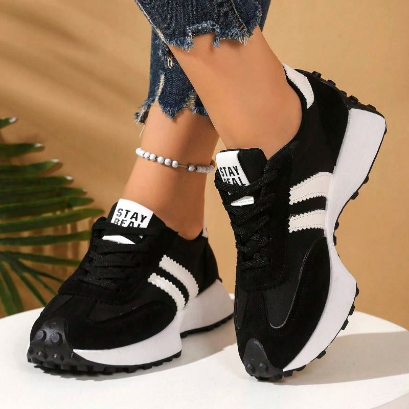 Petra | Damskie ortopedyczne sneakersy z amortyzacją, lekkie buty do chodzenia | Rokishi
