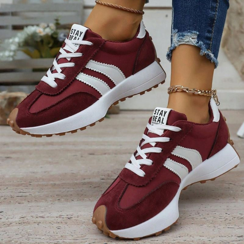 Petra | Damskie ortopedyczne sneakersy z amortyzacją, lekkie buty do chodzenia | Rokishi