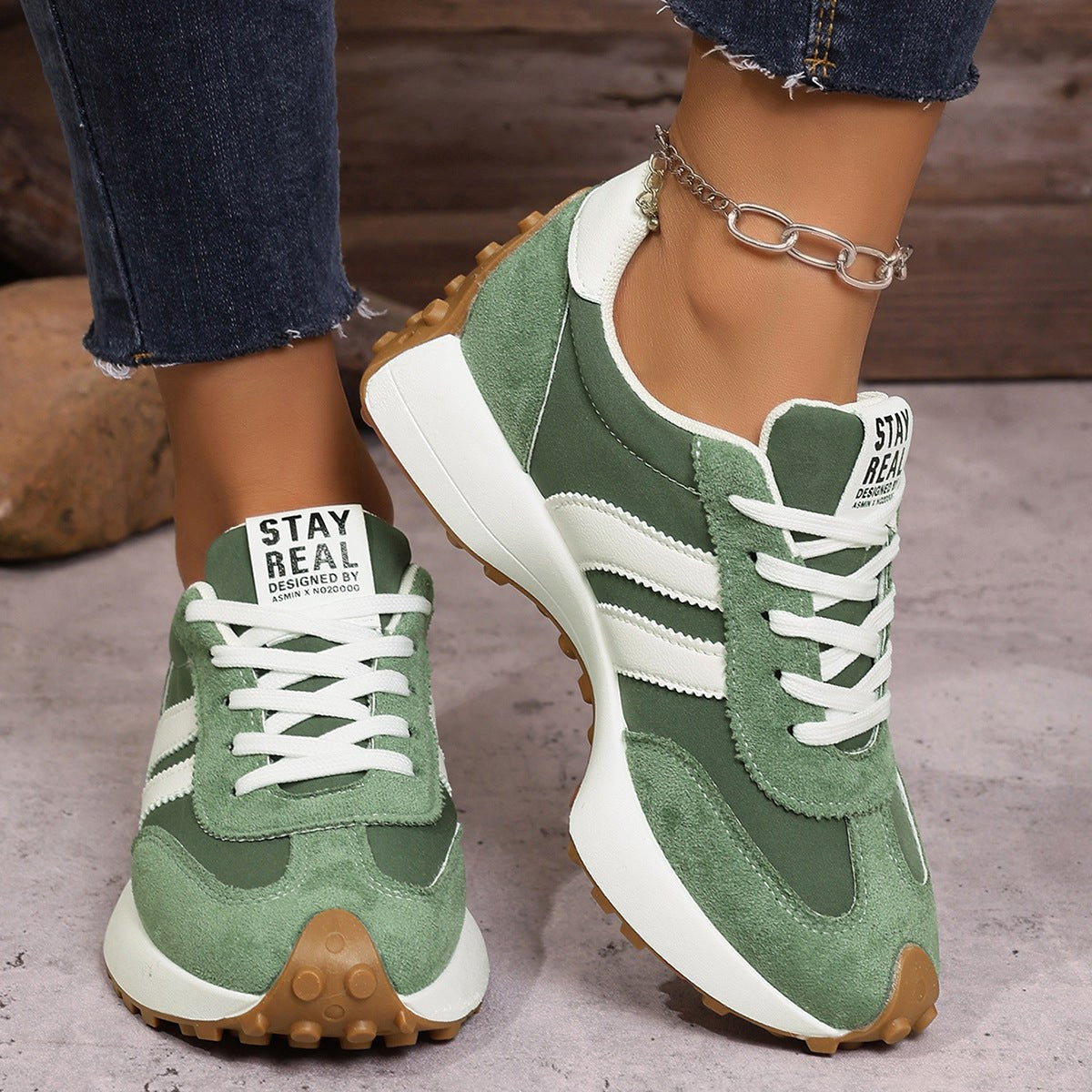 Petra | Damskie ortopedyczne sneakersy z amortyzacją, lekkie buty do chodzenia | Rokishi