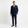 Przemysław | Elegancki trzyczęściowy garnitur męski z kamizelką, garnitur slim fit | Rokishi