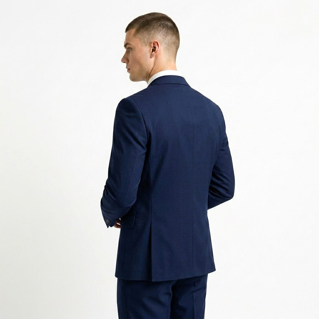 Przemysław | Elegancki trzyczęściowy garnitur męski z kamizelką, garnitur slim fit | Rokishi
