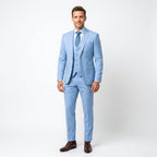 Przemysław | Elegancki trzyczęściowy garnitur męski z kamizelką, garnitur slim fit | Rokishi