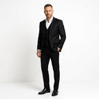 Przemysław | Elegancki trzyczęściowy garnitur męski z kamizelką, garnitur slim fit | Rokishi