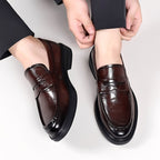 Robert | Męskie loafersy w klasycznym designie, eleganckie mokasyny | Rokishi