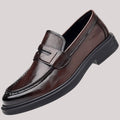 Robert | Męskie loafersy w klasycznym designie, eleganckie mokasyny | Rokishi