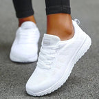 Rose | Damskie ortopedyczne sneakersy ze wspierającą podeszwą, wygodne sneakersy trekkingowe | Rokishi | Biały