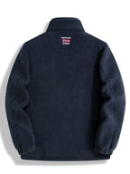 Rudolf | Męska bluza polarowa z kołnierzem, bluza polarowa outdoorowa | Rokishi | Szary