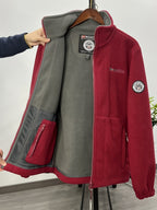Rudolf | Męska bluza polarowa z kołnierzem, bluza polarowa outdoorowa | Rokishi | Czarny