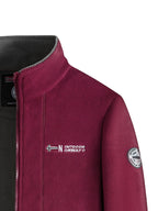 Rudolf | Męska bluza polarowa z kołnierzem, bluza polarowa outdoorowa | Rokishi | Ciemny niebieski