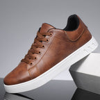 Scott | Męskie sznurowane sneakersy, niskie buty ortopedyczne | Rokishi | Czarny