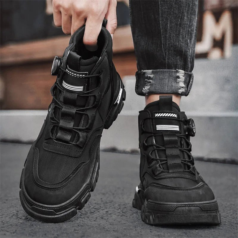 Thomas | Męskie buty robocze z systemem Dial-Lock, wytrzymałe buty ochronne | Rokishi | Żółty