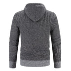 Viktor | Męska bluza premium z kapturem, elegancka bluza z kapturem | Rokishi | Brązowy