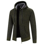 Viktor | Męska bluza premium z kapturem, elegancka bluza z kapturem | Rokishi | Brązowy