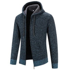 Viktor | Męska bluza premium z kapturem, elegancka bluza z kapturem | Rokishi | Brązowy