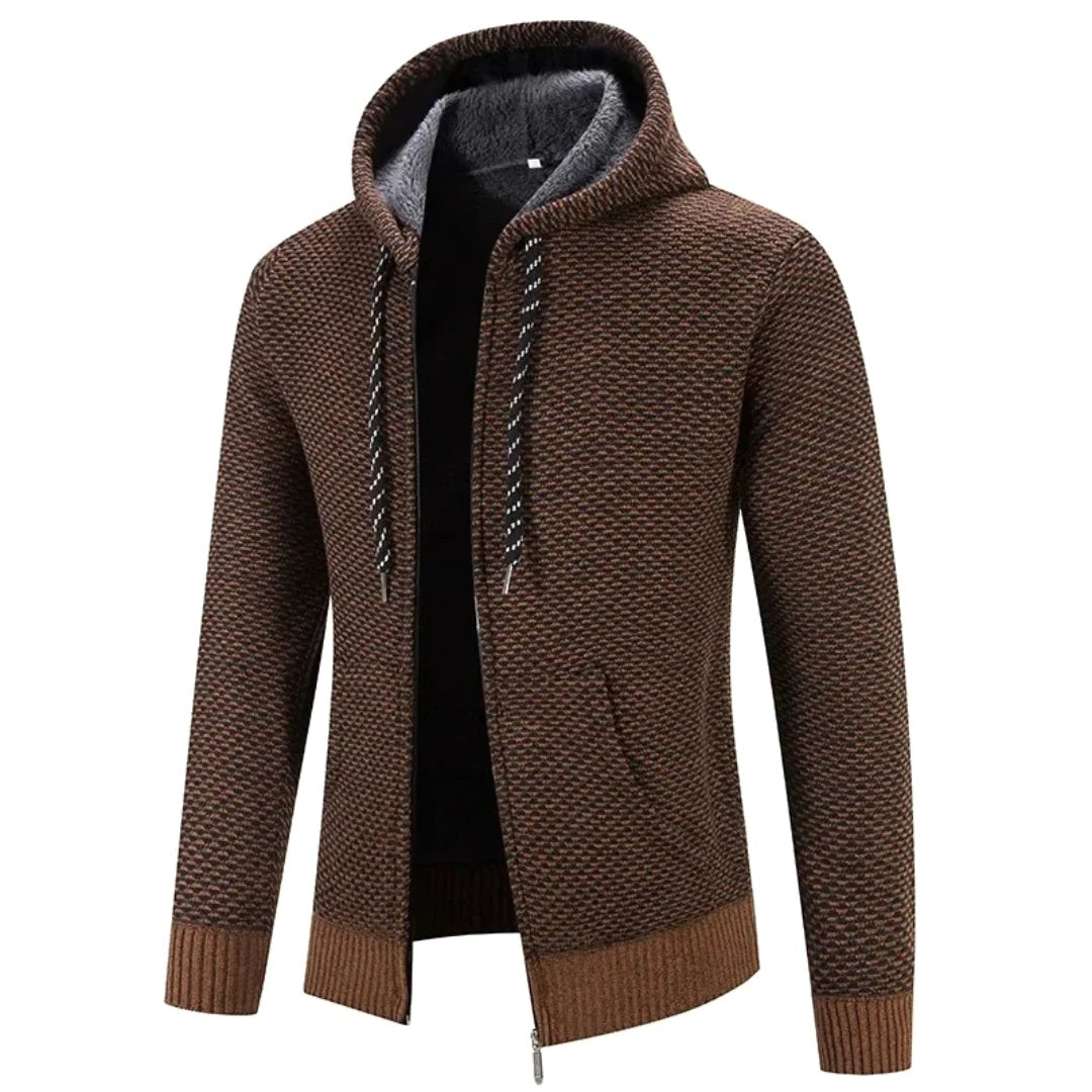 Viktor | Męska bluza premium z kapturem, elegancka bluza z kapturem | Rokishi | Zielony