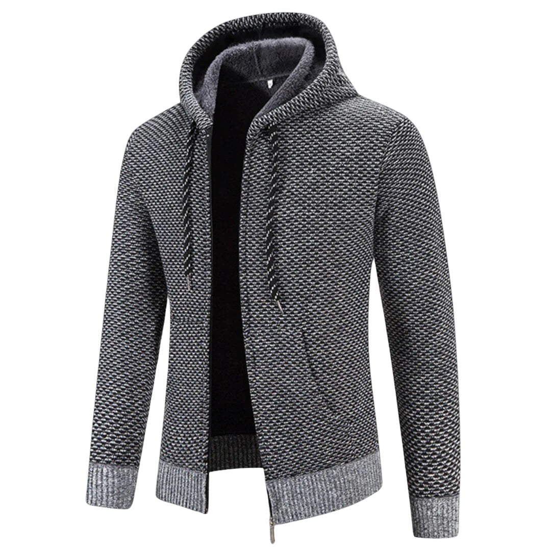 Viktor | Męska bluza premium z kapturem, elegancka bluza z kapturem | Rokishi | Zielony