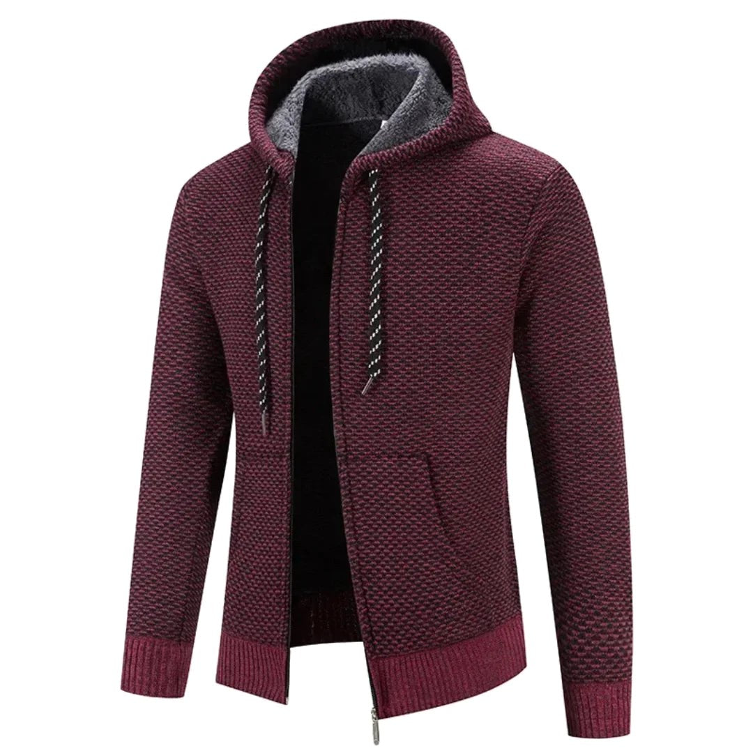 Viktor | Męska bluza premium z kapturem, elegancka bluza z kapturem | Rokishi | Zielony