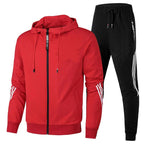 Warren | Męski dres o kroju relaxed fit, nowoczesny dwuczęściowy komplet | Rokishi | Granatowy