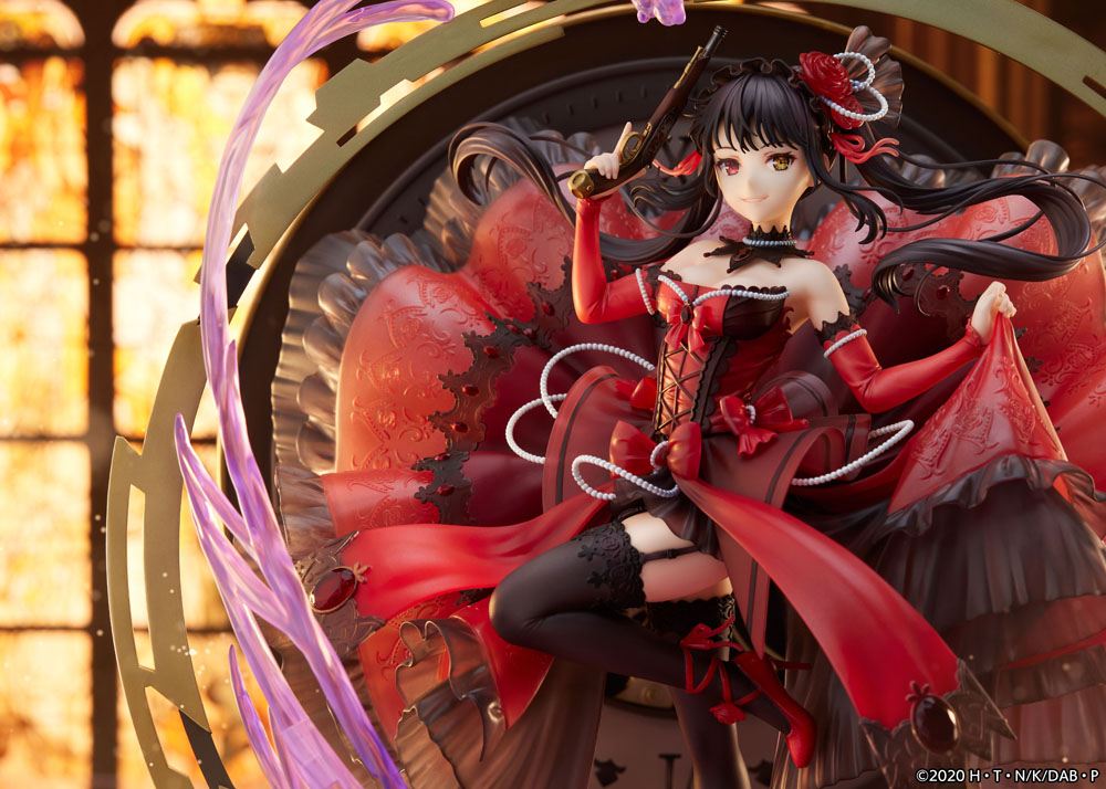 Date A Bullet PVC Statue 1/7 Kurumi Tokisaki: Pigeon Blood Ruby Dress Ver. 33 cm