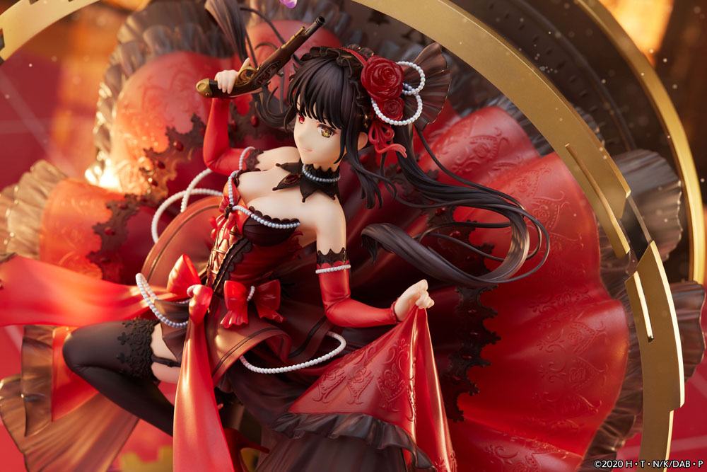 Date A Bullet PVC Statue 1/7 Kurumi Tokisaki: Pigeon Blood Ruby Dress Ver. 33 cm