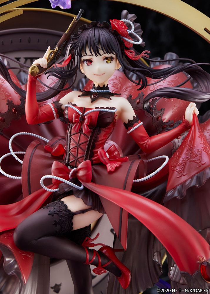 Date A Bullet PVC Statue 1/7 Kurumi Tokisaki: Pigeon Blood Ruby Dress Ver. 33 cm