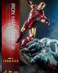 Iron Man Movie Masterpiece Series Diecast Action Figure 1/6 Iron Man Mark III (2.0) 32 cm