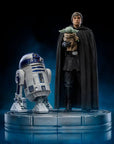 Star Wars The Mandalorian Art Scale Statue 1/10 Luke Skywalker and Grogu 21 cm