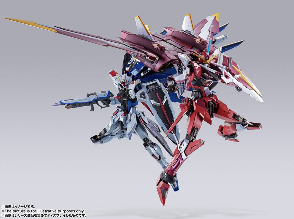 Mobile Suit Gundam Seed Metal Build Diecast Action Figure Justice Gundam 18 cm