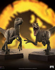 Jurassic World Icons Statue Velociraptor A 9 cm