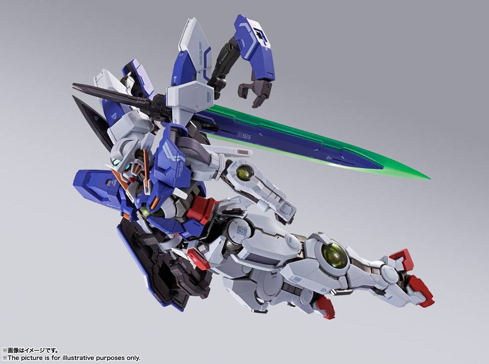 Mobile Suit Gundam 00 Revealed Chronicle Metal Build Diecast Action Figure Gundam Devise Exia 18 cm