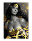 DC Comics Art Print Wonder Woman: Black & Gold 46 x 61 cm - unframed